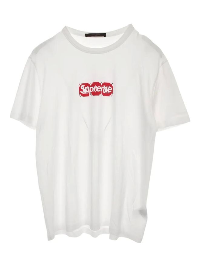 x Supreme 2010s logo T-shirt - men - Cotton - S - White