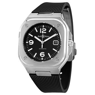 Bell & Ross Pre-owned Bell and Ross Automatic Black Dial Mens Watch BR05A-BL-ST/SRB