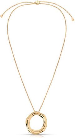 Ettika Open Circle Pendant Necklace in Gold at Nordstrom