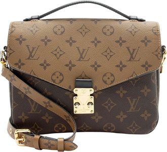 Louis Vuitton Reverse Monogram Pochette Metis Shoulder Bag (Authentic Pre- Loved)