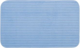 Gözze Badematte »Berlin« Höhe 7 mm rutschhemmend beschichtet fussbodenheizungsgeeignet Badteppich, Uni Farben, Cord Optik, waschbar