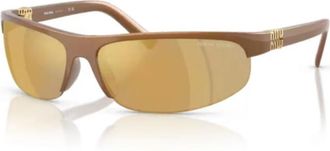 Miu Miu MU A02S Zonnebril - unisex - Zonnebrillen - Bruin - ONE Size - Accessoires