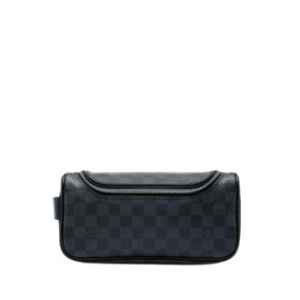 Louis Vuitton Pre-owned Damier Canvas Pouch - Heren - Pre-owned - Zwart - Maat: ONE Size