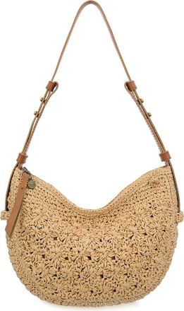 The Sak Tess Shoulder Bag Hand Crochet in Natural Primrose Straw at Nordstrom