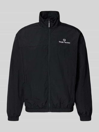 Sergio Tacchini Regular Fit Jacke mit Stehkragen Modell Nayla in Black, Gr&ouml;&szlig;e XXL