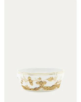 Ginori 1735 Aurum Printed Porcelain Salad Bowl