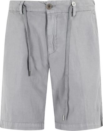 Myths Grey Linen Shorts Apollo Bermuda