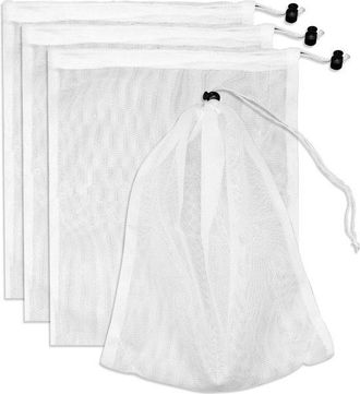 OEM Bolsas Para Aspiradora De Piscina - Malla Fina - Juego De 4 - Blancas