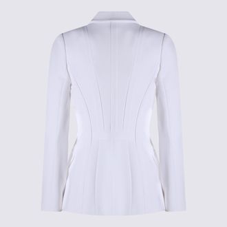 Elisabetta Franchi Womens Jackets Avorio Plea