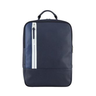 A|X Armani Exchange Backpack with Logo Print - male - Armani Exchange - Backpacks - Blue - ONE SIZE - Bags