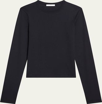 Helmut Lang Slim Long-Sleeve Logo Tee