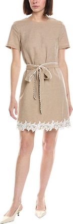 CeCe by Cynthia Steffe A-Line Linen-Blend Mini Dress