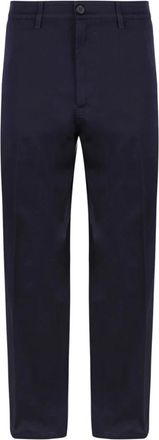 Prada Chinos, male, Blue, XL, Cotton Chino Trousers