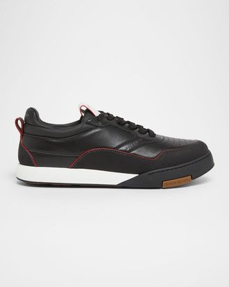Givenchy Men & apos;s Yard Court Leather Low-Top Sneakers