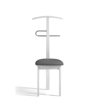HERDASA Gal&aacute;n 364 Con Asiento Herrajes Cromado Satinado Lacado En Blanco, 108 Cm(alto)46 Cm(ancho)44 Cm(largo)