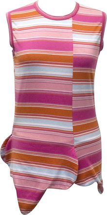 Comme Des Gar&ccedil;ons Striped Sleeveless Top Size M