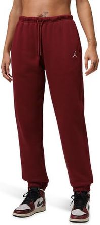 Nike Jordan Womens Brooklyn Fleece Pants - Team Red/White Size XL