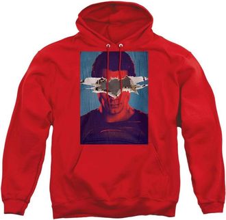 Gildan Batman V Superman Superman Poster Adult Pull Over Hoodie / Hooded Sweatshirt