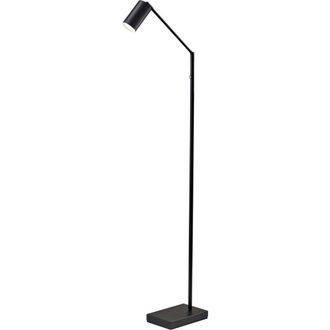 Adesso Colby LED Floor Lamp in Black Painted Metal at Nordstrom