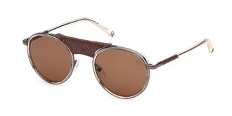 Timberland TB00090 Polarized 27H Mens Sunglasses Clear Size 51