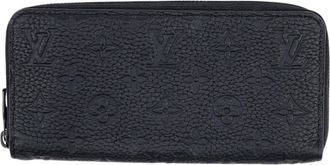 Louis Vuitton Black Monogram Noir Monogram Long Wallet (Bi-Fold) (Pre-Owned)