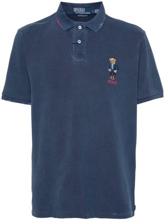 Polo Ralph Lauren Polo con stampa Polo Bear - Blu