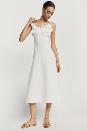 endless rose 3D Floral Midi Dress