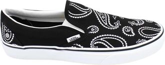Vans Elastische Instapper Canvas Rubberen Zool Schoen - Dames - Sneakers - Zwart - 39 EU - Schoenen