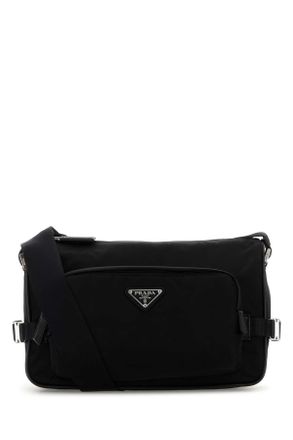 Prada Black Canvas Crossbody Bag