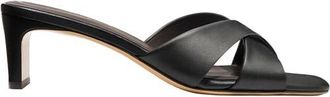 Margaux Eyewear The Selene 50 Sandal in Black Nappa at Nordstrom, Size 41.5