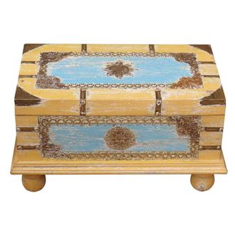 Wanderlust Deco Wanderlust Deco - Ba&uacute;l De Madera Marr&oacute;n 50x28x27