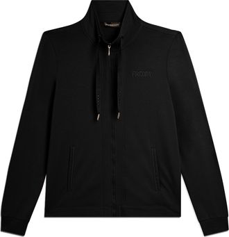 Freddy Felpa Zip e Collo Alto con logo FREDDY in strass