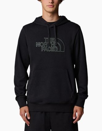 The North Face Mens The North Face Mens Drew Peak Light Hoodie - Black - Size: 42