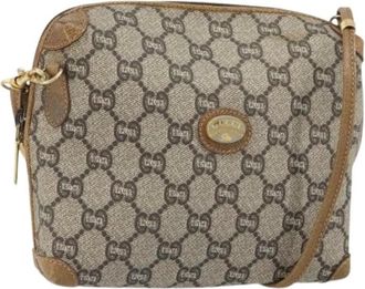 Gucci Pre-owned Cross Body Bags, female, Beige, Size: ONE SIZE Pre-owned Vintage Cross Body Bag