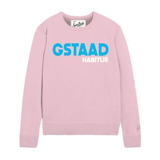 MC2 Saint Barth New Queen Sweater - Dames - Ronde hals truien - Roze - M - Wol - Truien & Vesten
