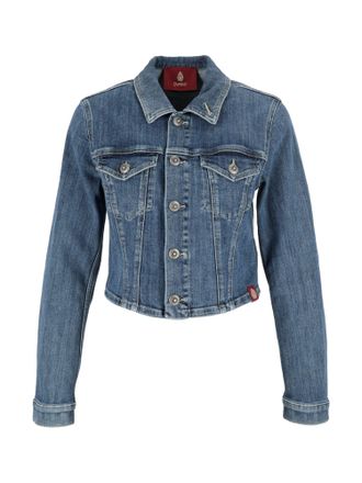 Dondup Cropped Denim Jacket