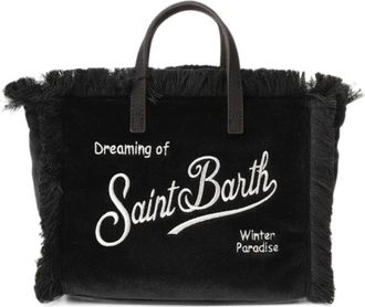 MC2 Saint Barth Vanity Mini Velvet - - Bags - Donna - Nero - ONE SIZE