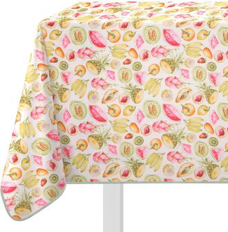 KASANOVA Tovaglia antimacchia 140x140 cm frutta estiva