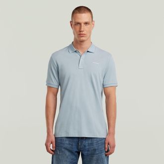 G-Star Oluv Slim Polo - Lichtblauw - Heren