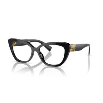 Miu Miu Glasses, unisex, Black, 55 MM, Cat Eye Optical Frame
