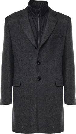 Fay Cappotto monopetto - - Coats - Uomo - Grigio - S