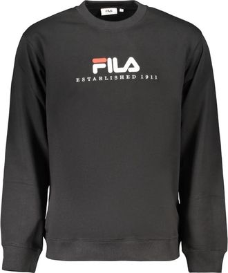 Fila Valsera Sweatshirt - Heren - Sweatshirts - Zwart - 2XL - Katoen - Hoodies & sweatvesten