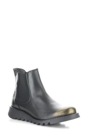 FLY London Salv Chelsea Boot in 114 Gold Clark at Nordstrom Rack, Size 9-9.5Us / 40Eu