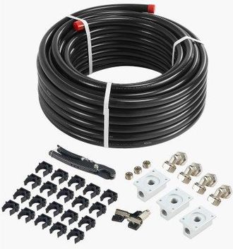 OEM Kit De L&iacute;nea De Compresor De Aire, Sistema De Tuber&iacute;as De Aire Comprimido Aluminio Hdpe, A Prueba Fugas, Resistente A La Presi&oacute;n Y F&aacute;cil De Instalar, 
