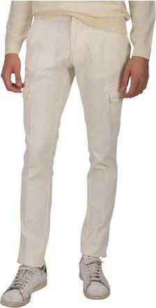 Paul & Shark Slim-fit broek - Heren - Slim Fit Broeken - Wit - M - Broeken