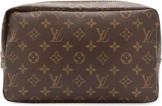 Louis Vuitton Brown Monogram Canvas Trousse Toilette (Authentic Pre-Loved)