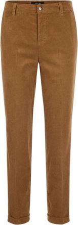 Marc Cain Franca Broek - Dames - Slim Fit Broeken - Bruin - 2XL - Broeken