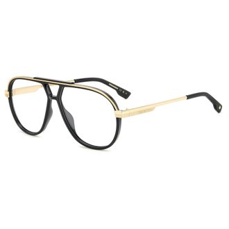 Dsquared2 Glasses, unisex, Black, 58 MM, Black Eyewear Frames D2 0113