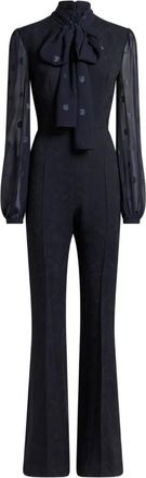 Etro Tuta intera con effetto jacquard - Blu