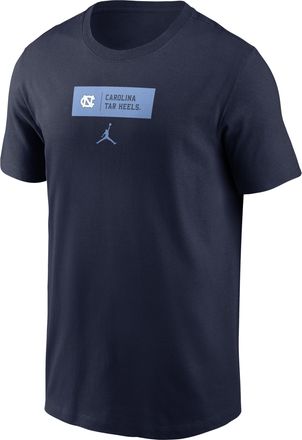 Nike Jordan Mens North Carolina Primetime Seasonal Jordan College T-Shirt in Blue | N19941SNCN-BWY